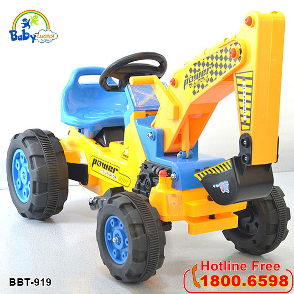 Xe ô tô cần cẩu điện cho bé