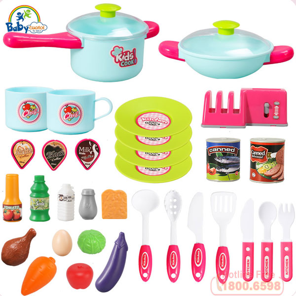 Đồ chơi nấu ăn cỡ lớn có máy hút mùi cho bé 008-938