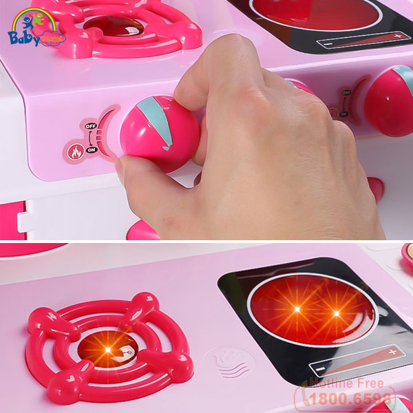 Đồ chơi nấu ăn cỡ lớn có máy hút mùi cho bé 008-938