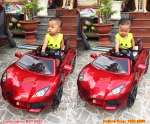 Ô tô điện trẻ em Lamborghini sơn đỏ BBT-6565DS