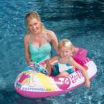 Phao bơi thuyền Barbie cho bé Bestway 93204