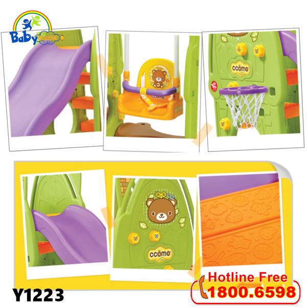 Cầu trượt Hàn Quốc CCOMO 4 trong 1 Y1223_3
