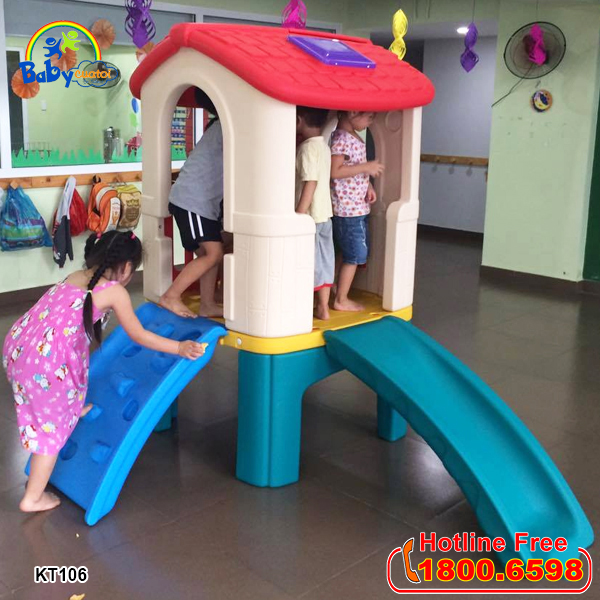 Cầu trượt nhà chòi KT106_1