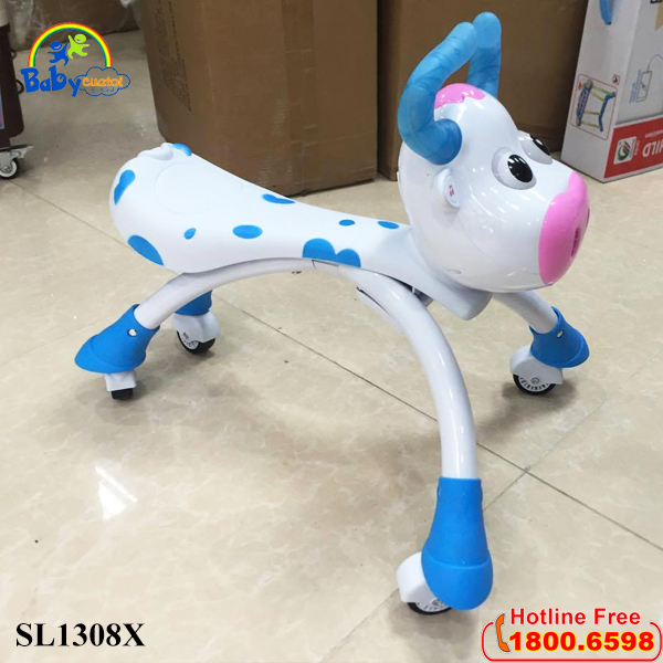 Xe chòi chân hình chú bò sữa SL1308X