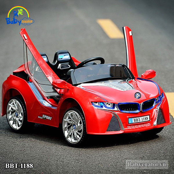 Ô tô điện trẻ em Lamborghini 2 động cơ đỏ mẫu HOT- BBT1188D