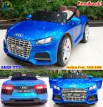 Ô tô điện trẻ em dáng Audi TTS màu xanh phun sơn BBT-9999XS