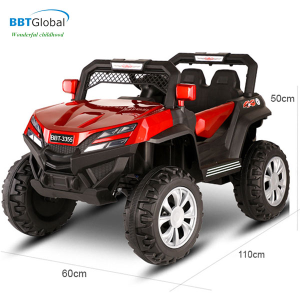xe ô tô điện trẻ em địa hình BBT-3355 màu đỏ