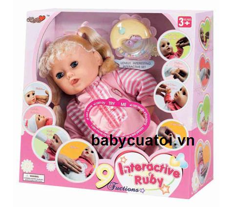 Đồ chơi búp bê thông minh 9 chức năng BBT Global 3308