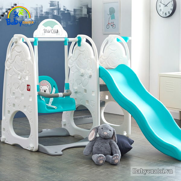 Cầu trượt xích đu Hàn Quốc 4 trong 1 Y1733