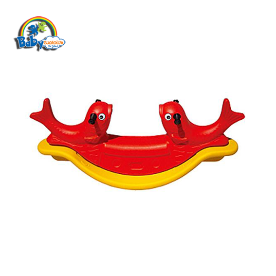Bập bênh đôi hình cá nguyên khối nhập khẩu ZK1018B