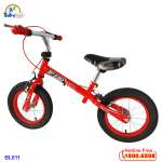 Xe cân bằng cho bé 2 bánh hơi tay phanh màu đỏ BL011D