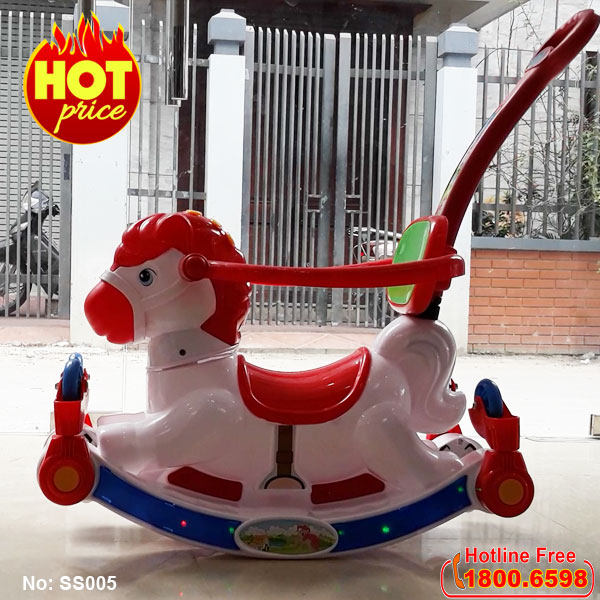 Ngựa chòi chân kết hợp bập bênh SS005