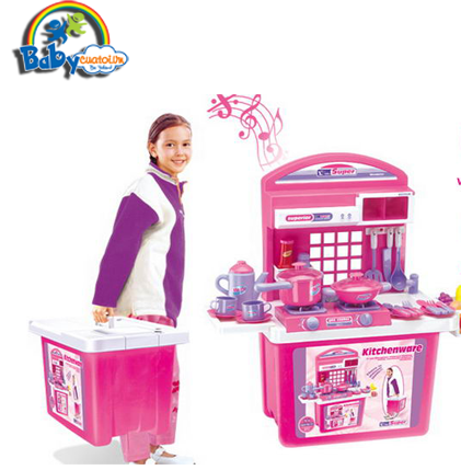 đồ chơi nấu ăn có tủ đựng 59008