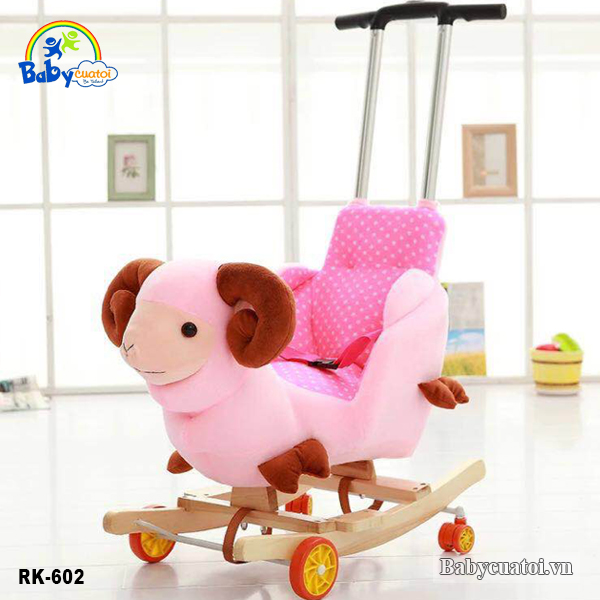 Bập bênh bông BBT Global cao cấp 3 trong 1 chú cừu RK-602