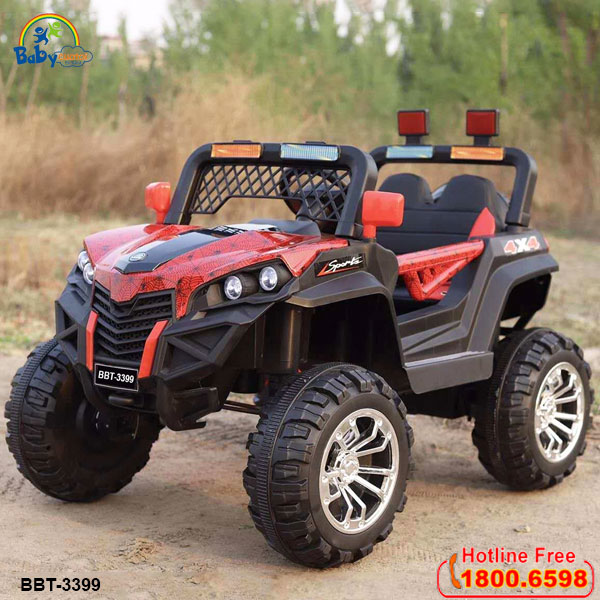 Xe ô tô điện trẻ em địa hình BBT-3399 màu đỏ