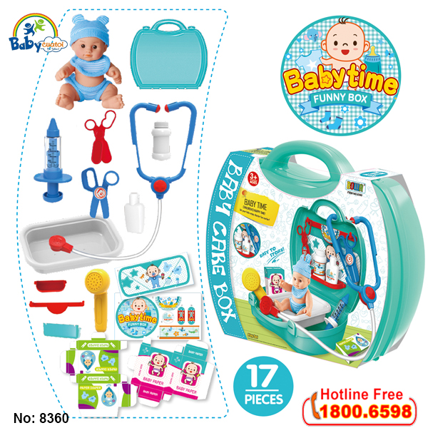 Đồ chơi bác sĩ có kèm búp bê 8360