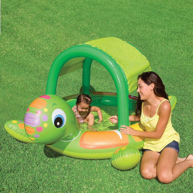 Bể bơi phao mái che hình rùa intex 57410