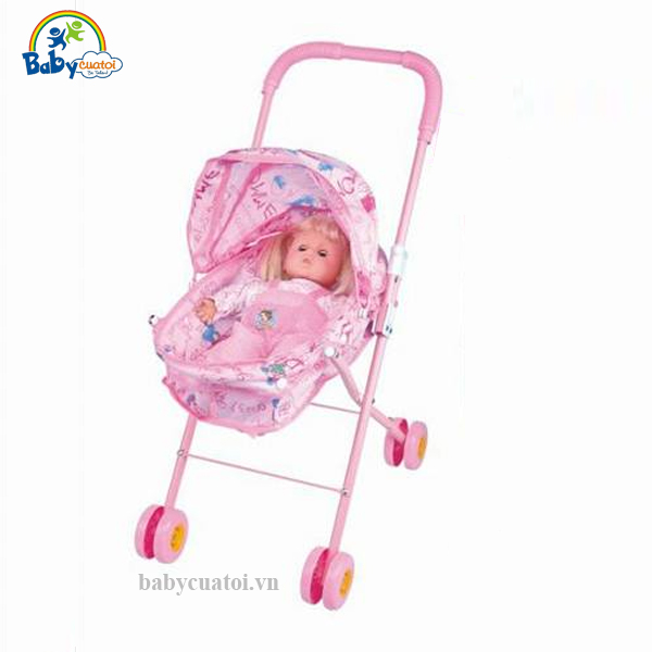 Đồ chơi búp bê xe đẩy cho bé KT6666C