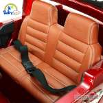 Ô tô điện trẻ emFORD RANGER bản quyền đỏ mận phun sơn FORD-DCC
