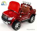 Ô tô điện trẻ emFORD RANGER bản quyền đỏ mận phun sơn FORD-DCC