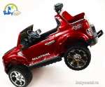 Ô tô điện trẻ emFORD RANGER bản quyền đỏ mận phun sơn FORD-DCC