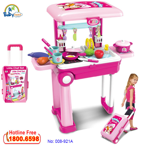 Đồ chơi nấu ăn vali kéo cho bé 008-921A