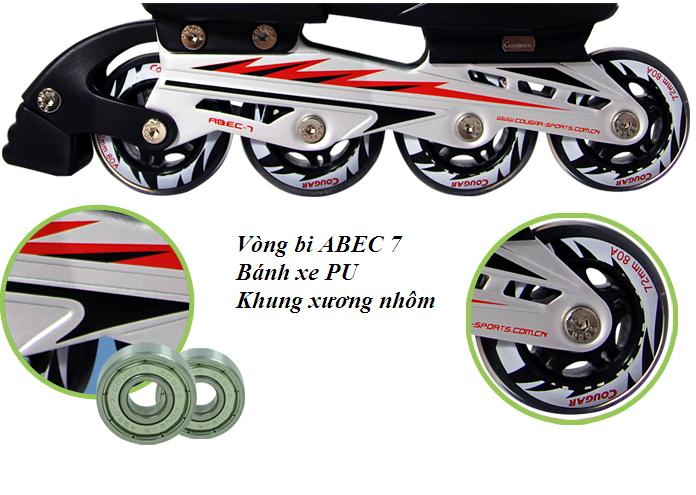 Giày trượt Patin Cougar 835L-12