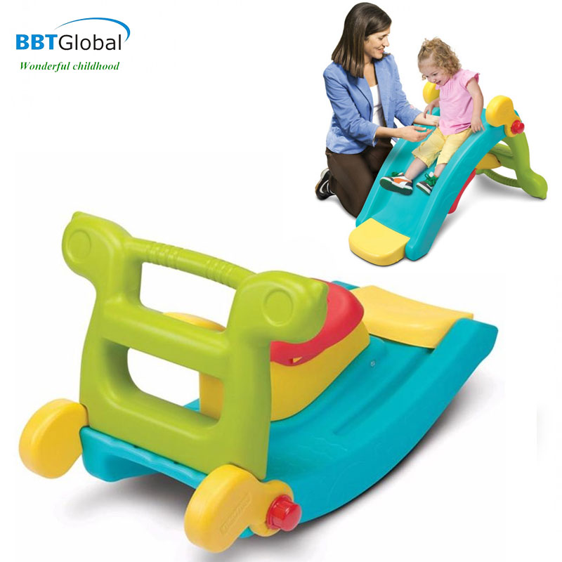 Bập bênh kết hợp cầu trượt 2 trong 1 ZKF002