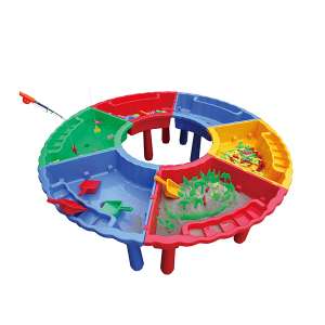 Bàn đồ chơi liên hoàn câu cá, xúc cát, trồng cây KXZY-009