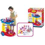 Đồ chơi nấu ăn bếp nướng BBQ ngoài trời có xe đẩy 62008