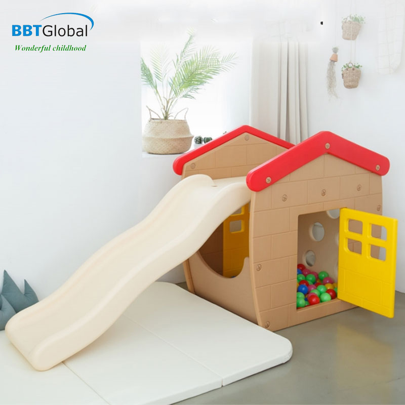 Nhà chơi cầu trượt bể bóng Hàn Quốc cho bé HNP719