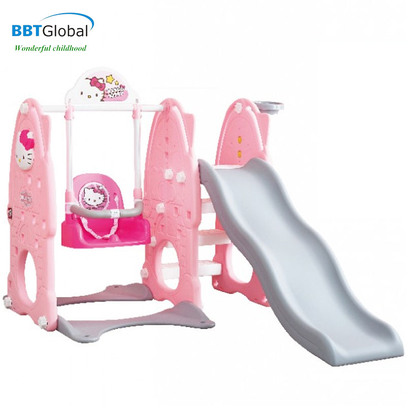 Cầu trượt xích đu Hàn Quốc 4 trong 1 Hello Kitty Y1762