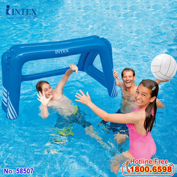 Khung thành bóng đá bơm hơi Intex 58507