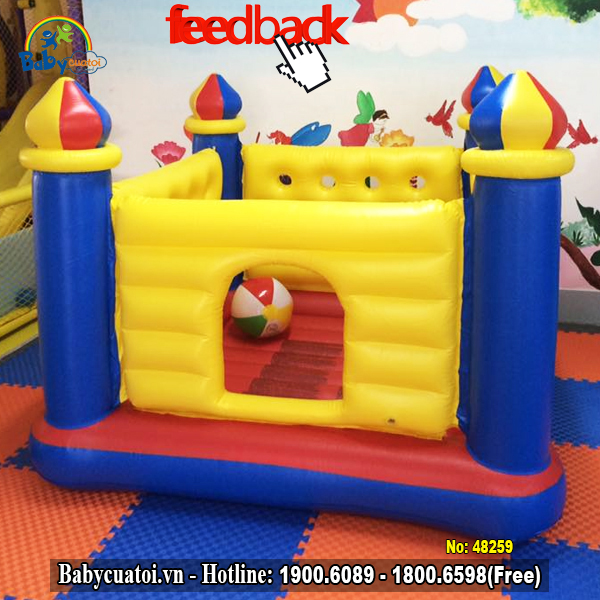 Nhà hơi, nhà banh nhún lâu đài INTEX 48259