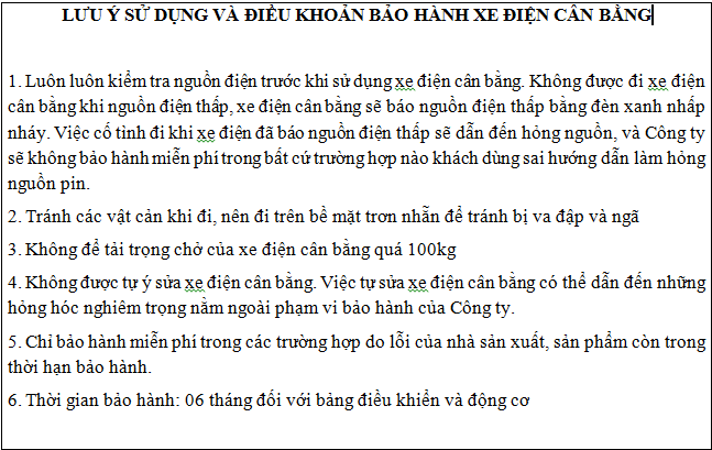 Xe điện tự cân bằng thông minh YY-M02