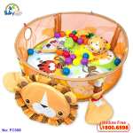 Thảm chơi hình sư tử kết hợp đồ chơi cho bé FC058
