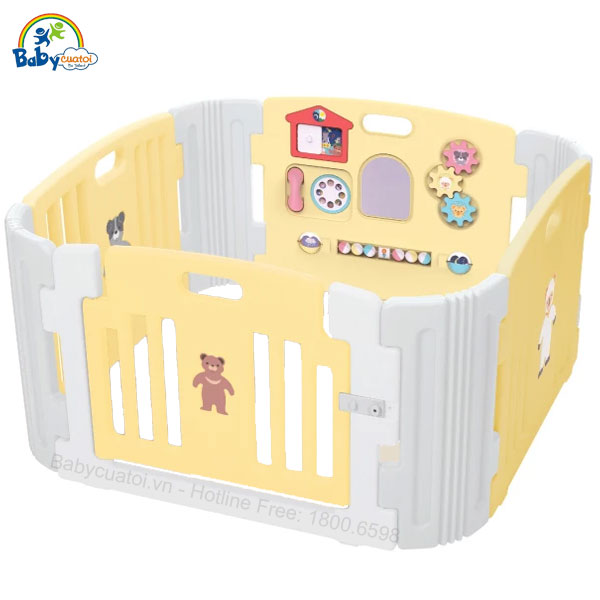 Quây cũi nhựa Hàn Quốc cho bé HNP734