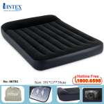 Đệm hơi INTEX tự phồng cao cấp màu đen 1m37 66780