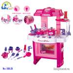 Đồ chơi nấu ăn cao cấp màu tím hồng 008-26