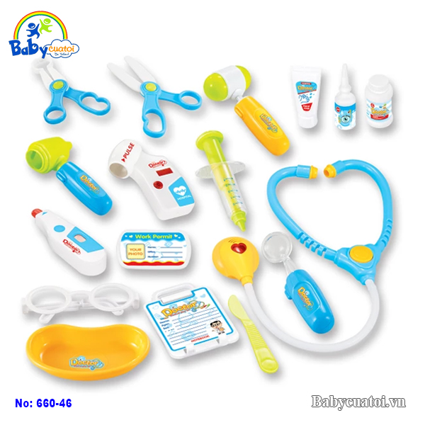 Đồ chơi bác sĩ xe đẩy cao cấp 660-46