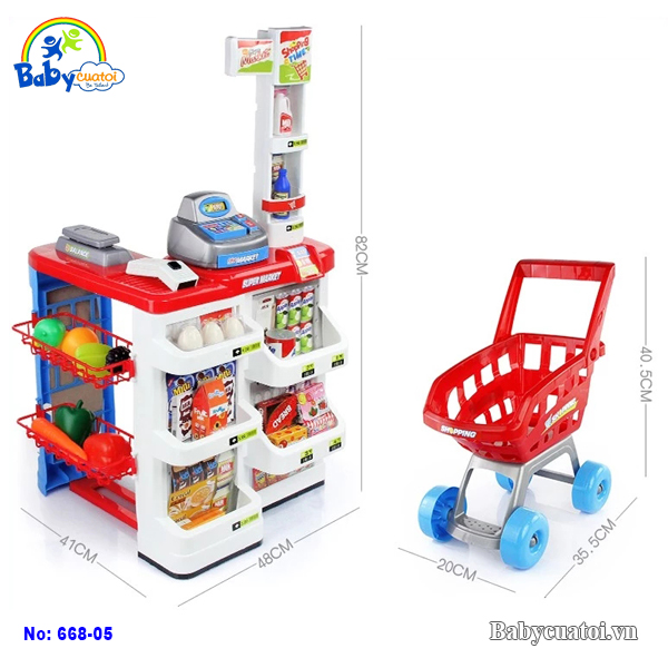 Đồ chơi bán hàng siêu thị cỡ lớn cao cấp 668-05