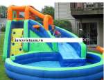 Bể bơi phao có cầu trượt BBT Global BBT001