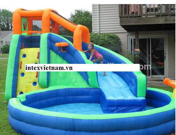 Bể bơi phao có cầu trượt BBT Global BBT001