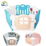 Quây bóng 6 cạnh Hàn Quốc Haenim nhập khẩu có đồ chơi HNP737 mầu hồng