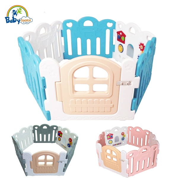 Quây bóng 6 cạnh Hàn Quốc Haenim nhập khẩu có đồ chơi HNP737 mầu hồng