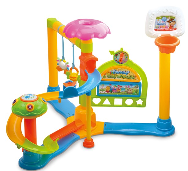 Đồ chơi liên hoàn công viên nước và bóng rổ BB385