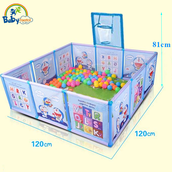 Quây bóng Doraemon có ném bóng rổ A999-224A
