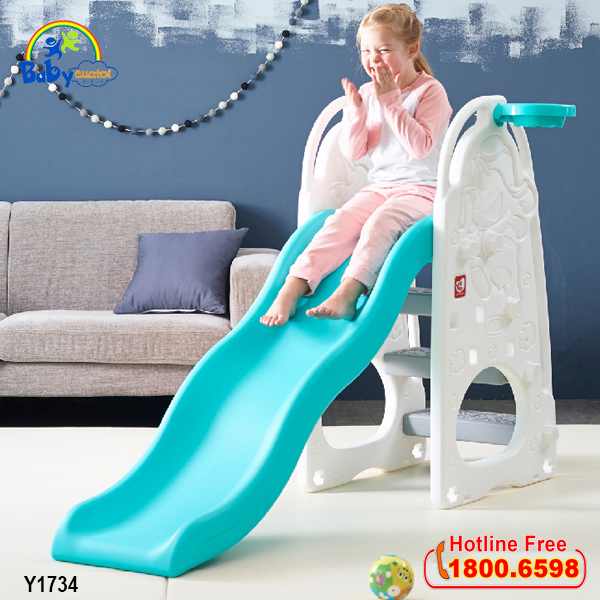 Cầu trượt Hàn Quốc có ném bóng rổ Y1734