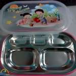 Khay đựng cơm trẻ em thật inox 304 đáng yêu 4006-2