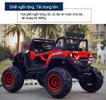 Xe điện cho bé địa hình 4 động cơ màu đỏ BBT-3388D